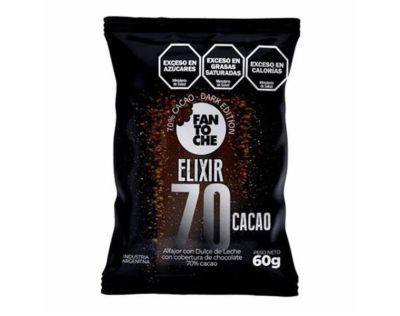 FANTOCHE ELIXIR ALFAJOR - 70% CACAO 60G