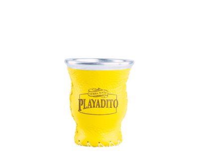 PLAYADITO GLASS & LEATHER GOURD