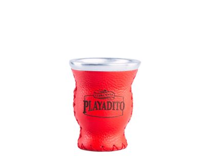 PLAYADITO GLASS & LEATHER GOURD