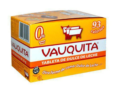 VAUQUITA CLASICA DULCE DE LECHE BAR - 18 X 25 G 