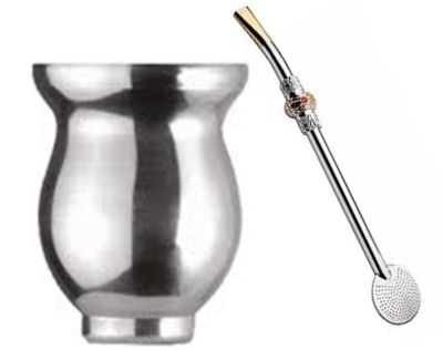 TAUMER MATE GOURD + STRAW
