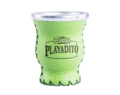 PLAYADITO GLASS & LEATHER GOURD