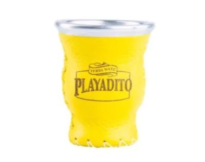 PLAYADITO GLASS & LEATHER GOURD