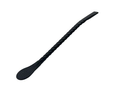 TAUMER 19 CM STAINLESS STEEL DRINKING STRAW - BLACK