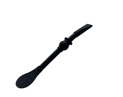 TAUMER 15 CM STAINLESS STEEL DRINKING STRAW - BLACK