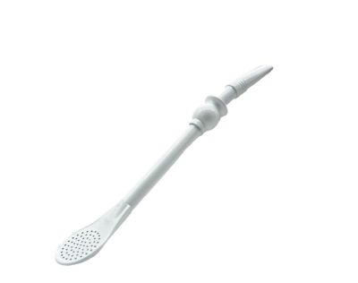 TAUMER 17 CM STAINLESS STEEL DRINKING STRAW - WHITE