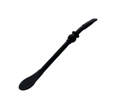 TAUMER 19 CM STAINLESS STEEL DRINKING STRAW - BLACK