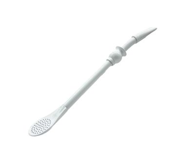 TAUMER 19 CM STAINLESS STEEL DRINKING STRAW - WHITE