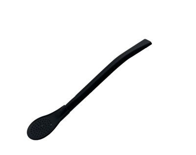TAUMER 15 CM STAINLESS STEEL DRINKING STRAW - BLACK