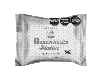 GUAYMALLEN ALFAJOR - PLATINO 50G
